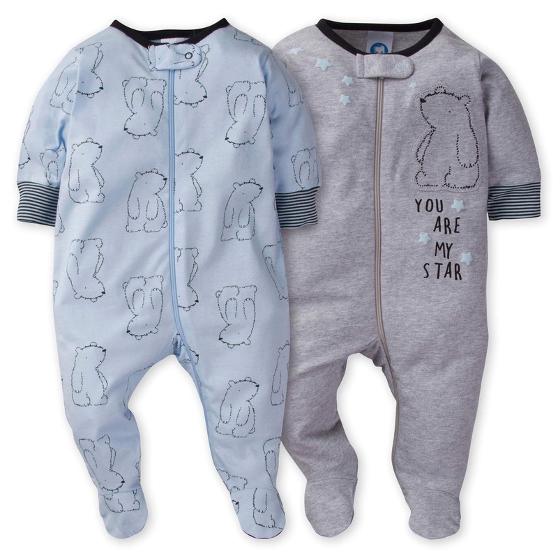 2-Pack Baby Boys Bear Sleep ‘N Plays