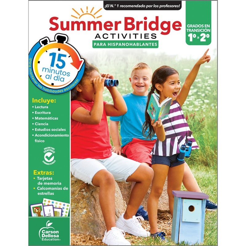 Summer Bridge Activities Spanish 1-2 Workbook Grade 1-2 Paperback
