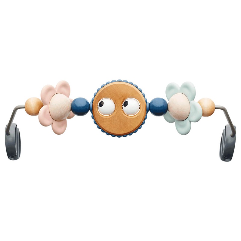 Wooden Toy for Bouncer Googly Eyes Pastel