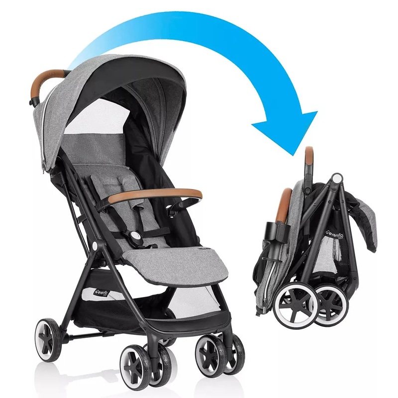 Otto Self-Folding Stroller – Moonstone