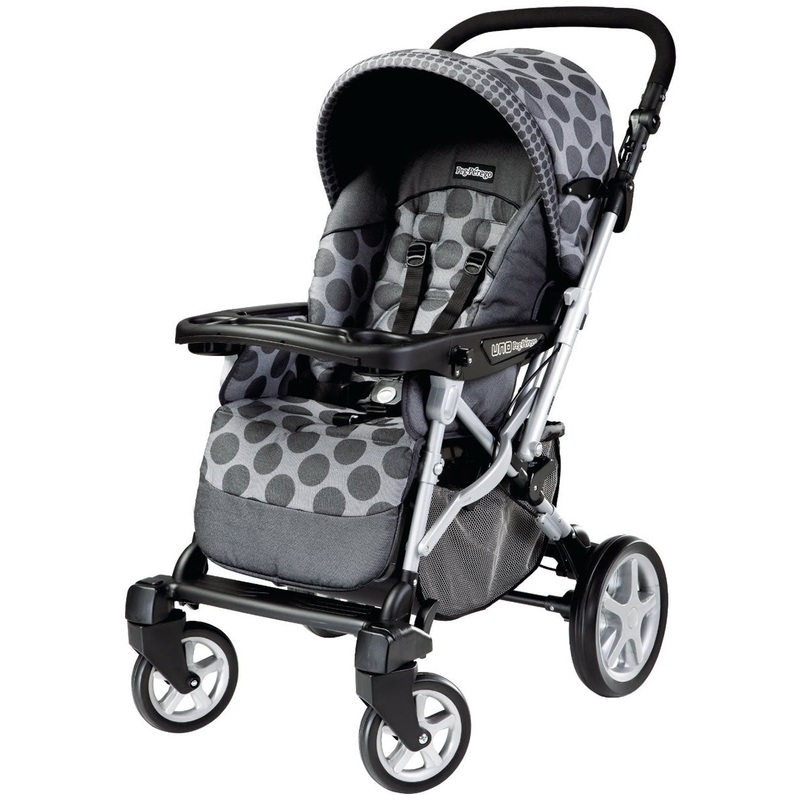 Peg Perego Uno Full Size Stroller – Pois Grey