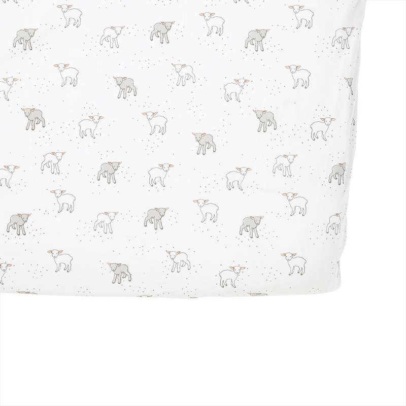 Petit Pehr Crib Sheet – Lamb