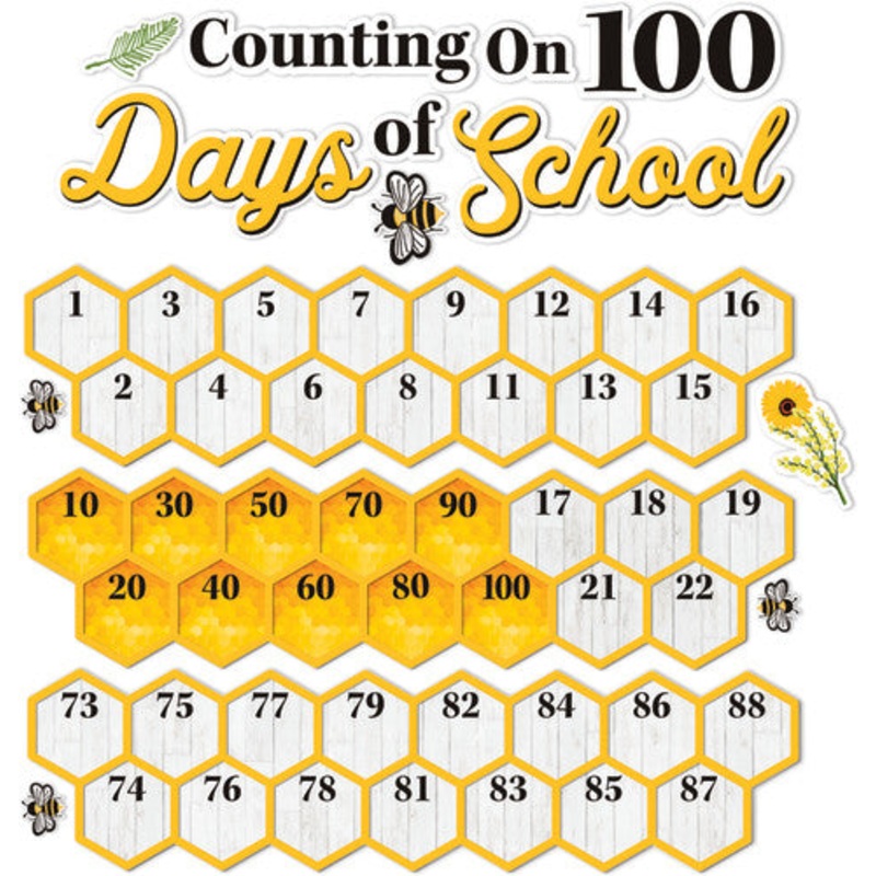 The Hive 100 Days of School Mini Bulletin Board Set