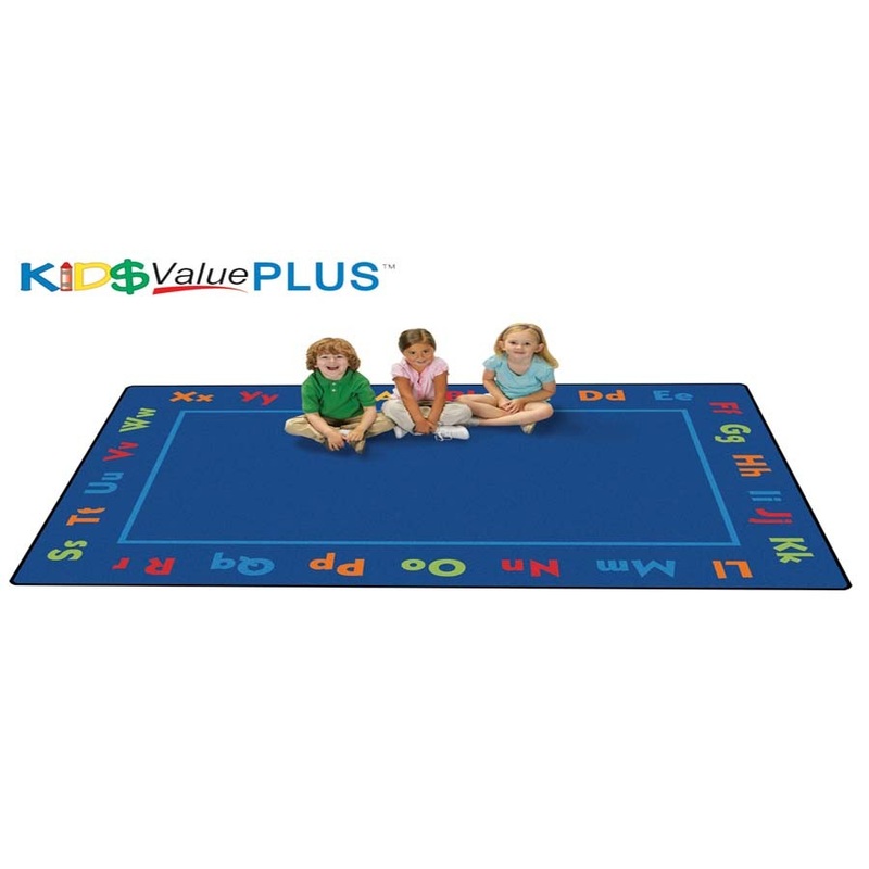Kid$ Value Line PLUS Rug, Alphabet Rug (8′ x 12′)