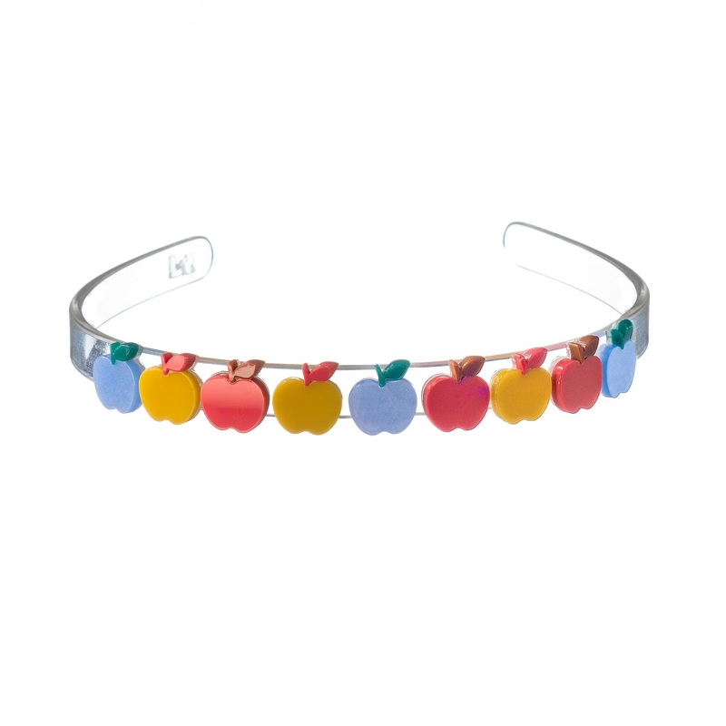 Lilies & Roses Apple Multi Red Yellow Blue Headband