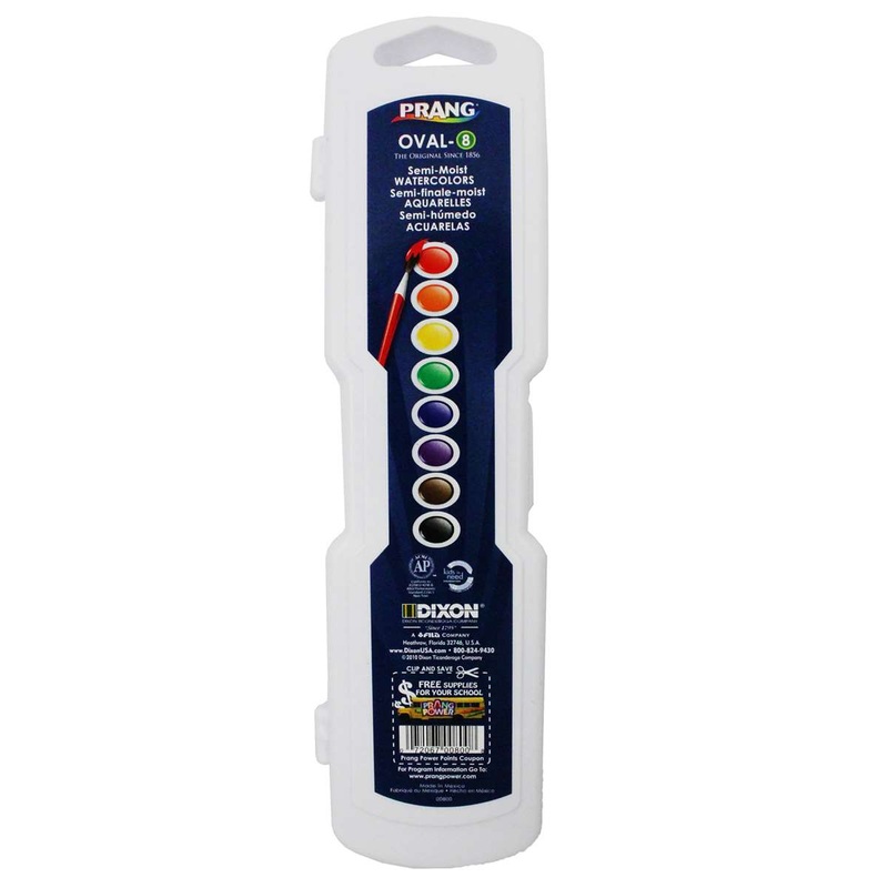WATERCOLOR OVAL PAN 8 CLR