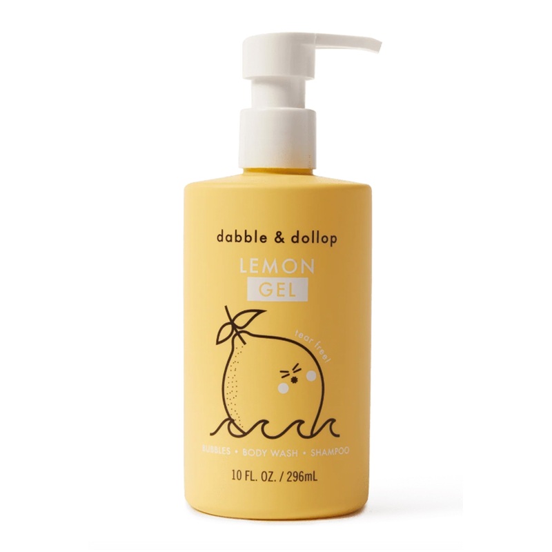 Dabble & Dollop Lemon Gel – Bubbles, Body Wash, and Shampoo