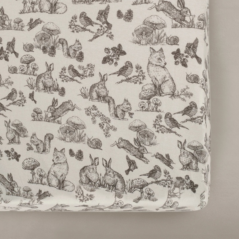 Woodland Nursery- Crib sheet