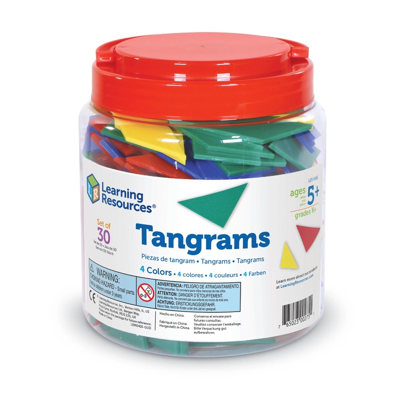 4-Color Tangrams