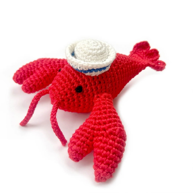 Crochet Rattle Lobster