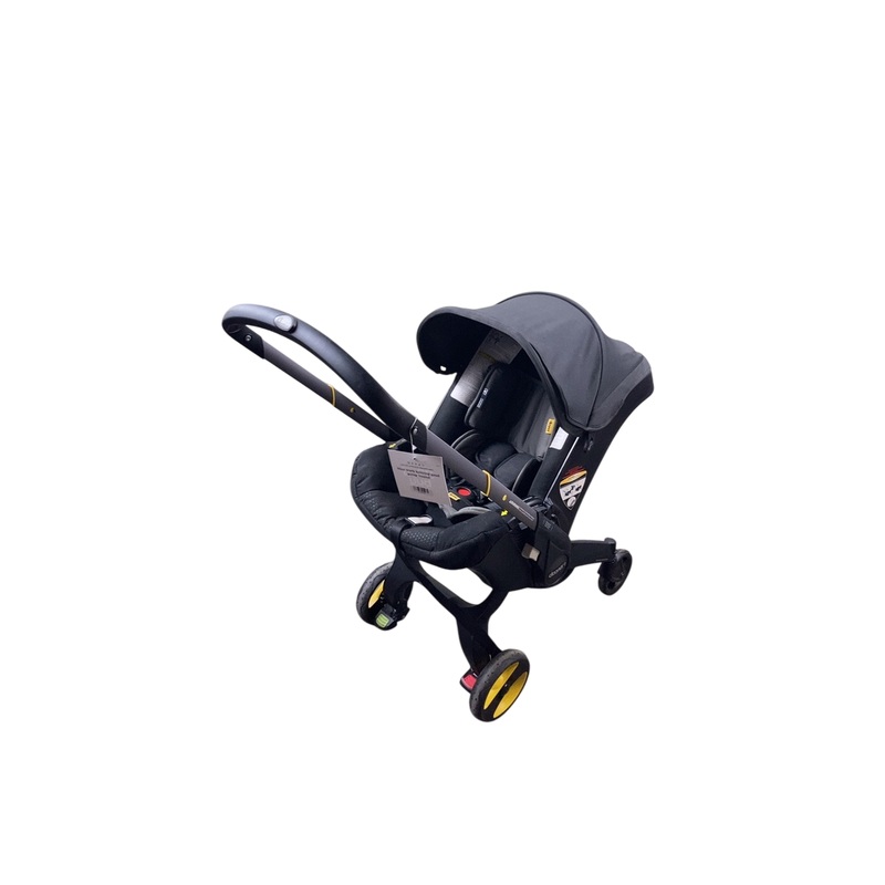 Doona Infant Car Seat & Stroller Combo, 2021, Nitro black