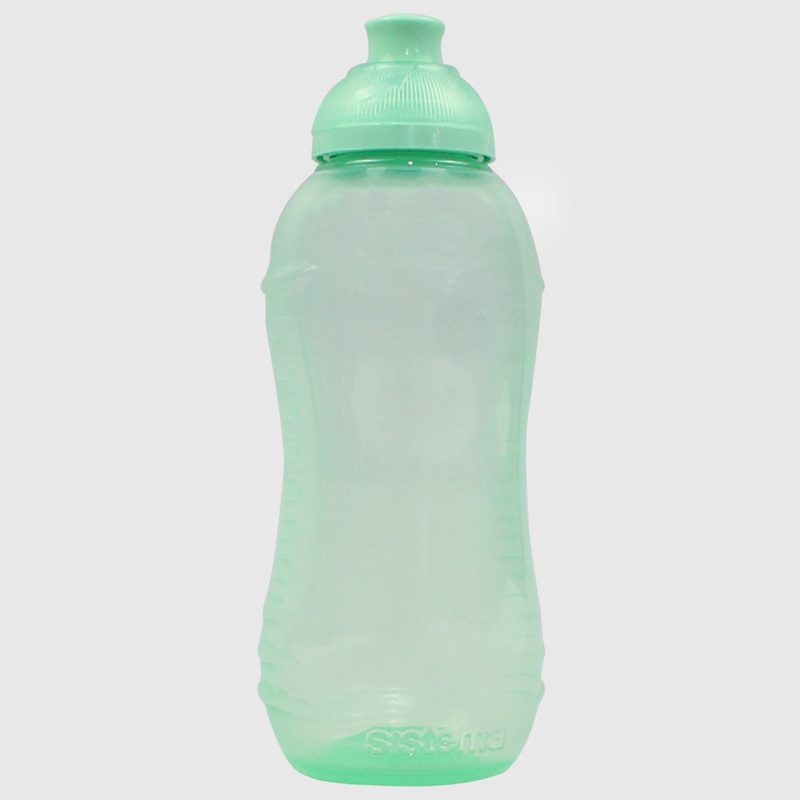 Green Sistema Twist ‘N’ Sip Hydration Squeeze Bottle – 330ml