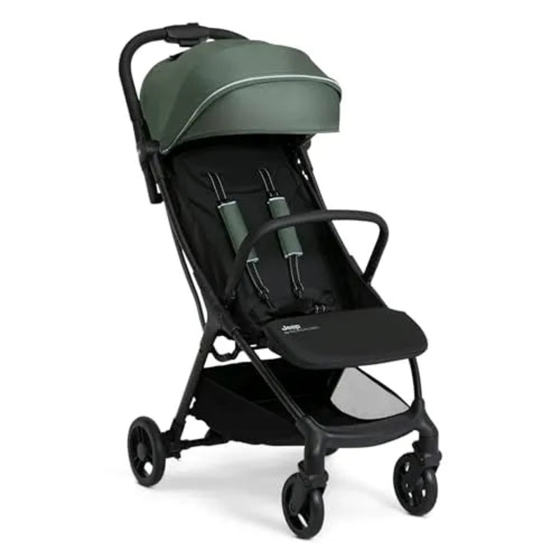 Jeep Altitude Compact Travel Stroller by Delta Children Greengard Gold (See Description)