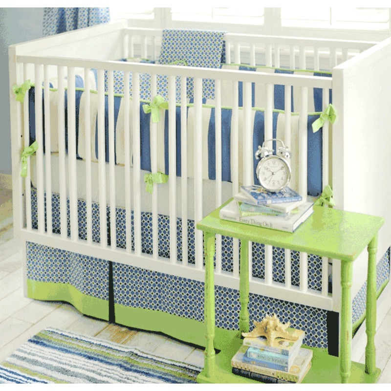 New Arrivals Boardwalk 2 Piece Baby Crib Bedding Set