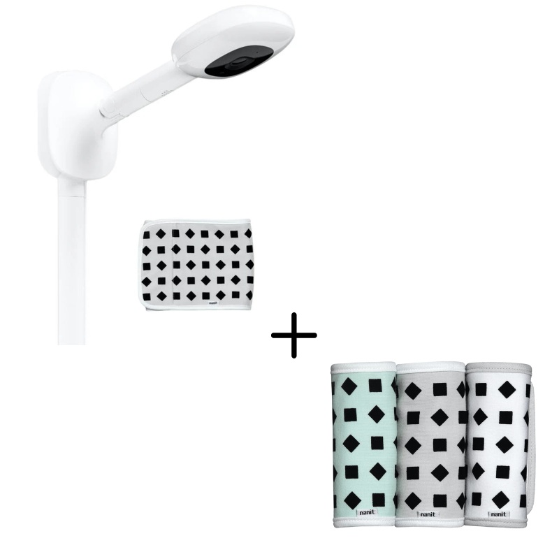 Pro Baby Monitor & Wall Mount + Breathing Wear Band Bundle