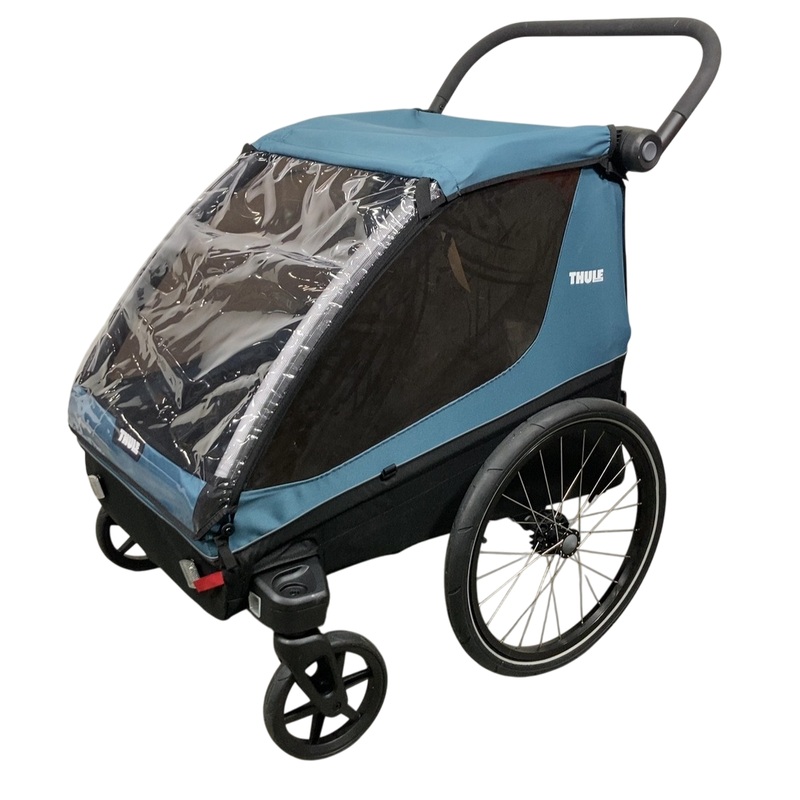 Thule Courier Bike Convertible Trailer, 2022, Aegean Blue