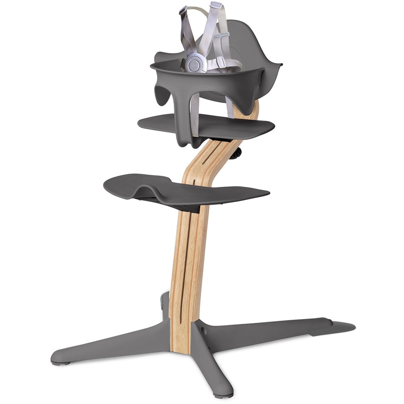 Nomi Highchair – Gray/White Oak