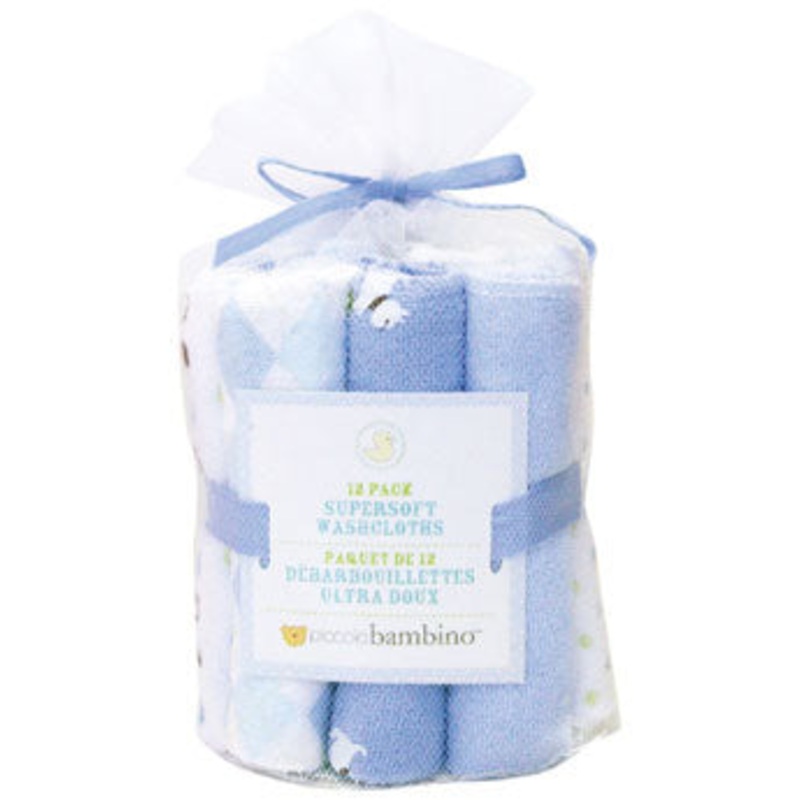 Piccolo Bambino 12 Washcloth in Mesh – Boy