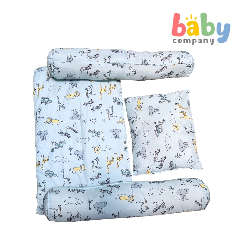 Bloom 4-Piece 28×52 Cribset – Adventure Zoo