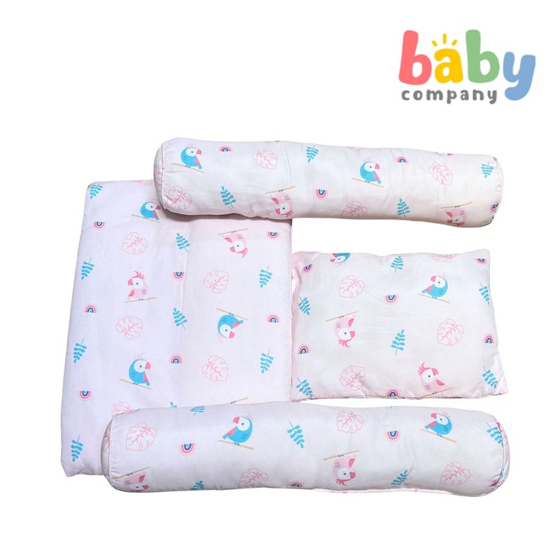 Bloom 4-Piece 28×52 Cribset – Feather Friends