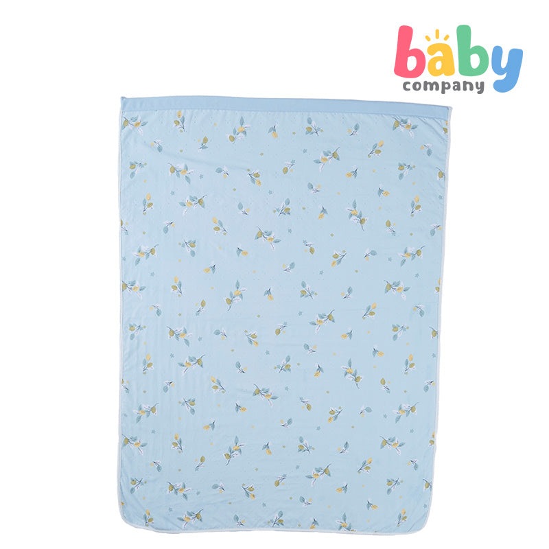 Bloom Quilt for Babies – Blue