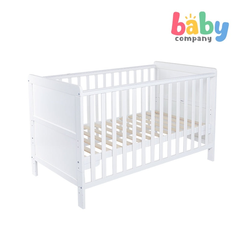 Cuddlebug Fontana 2in1 Convertible Crib – White
