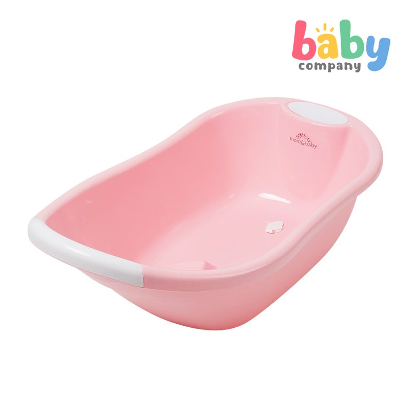 Mom & Baby Bath Tub with Drainer – Pink