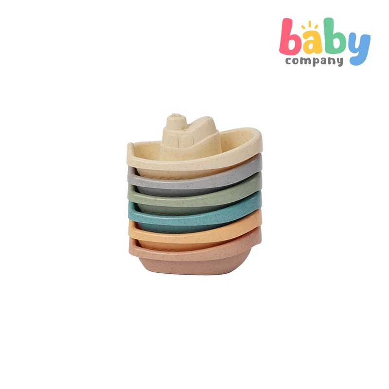 Playsmart 6pc Stacking Boat – Colorful