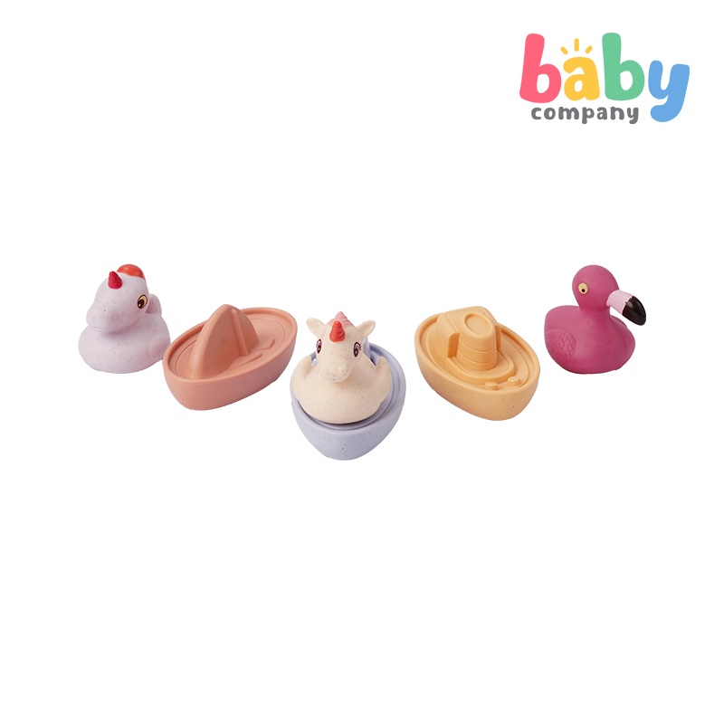 Playsmart Silicone Squeeze Toy – Boats and Animal