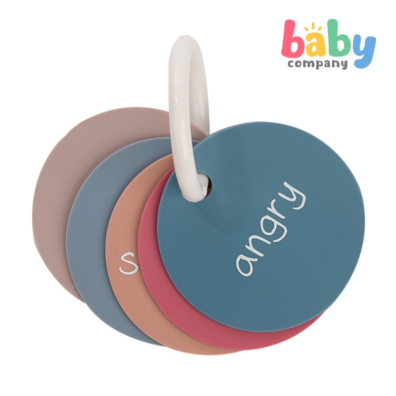 Playsmart Silicone Teething Flashcards – Emotions