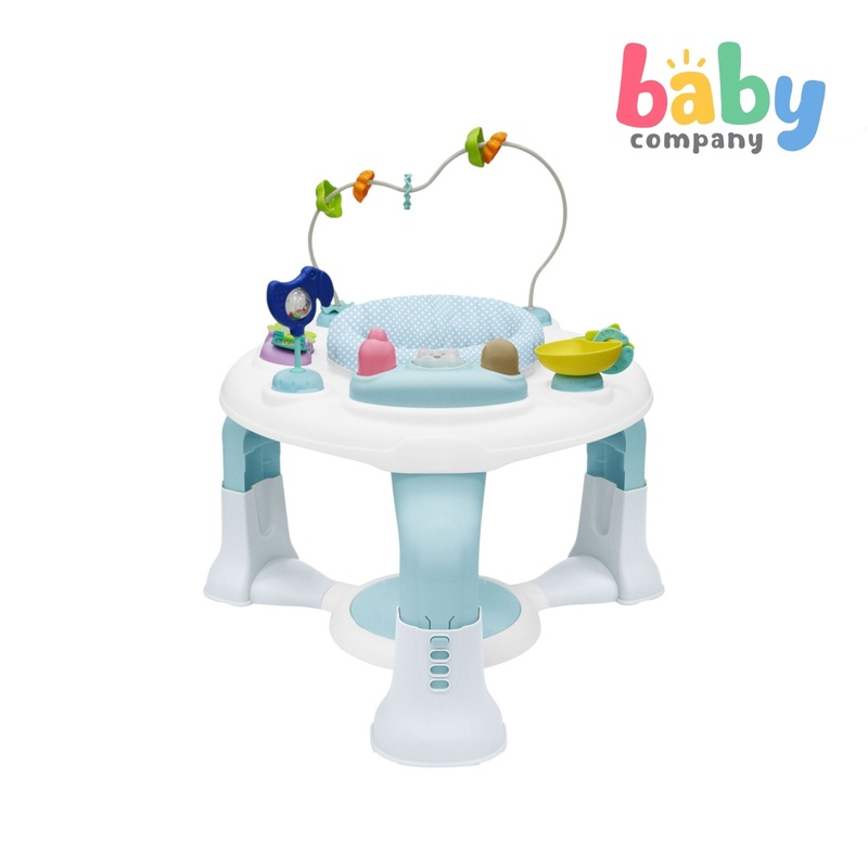 Baby Company 2-in-1 Activity Center with Jumping Board – Sky Blue