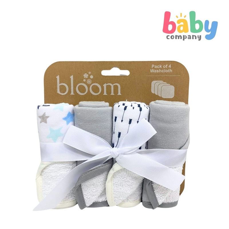 Bloom Baby Washcloth Pack of 4 – Star and Arrow