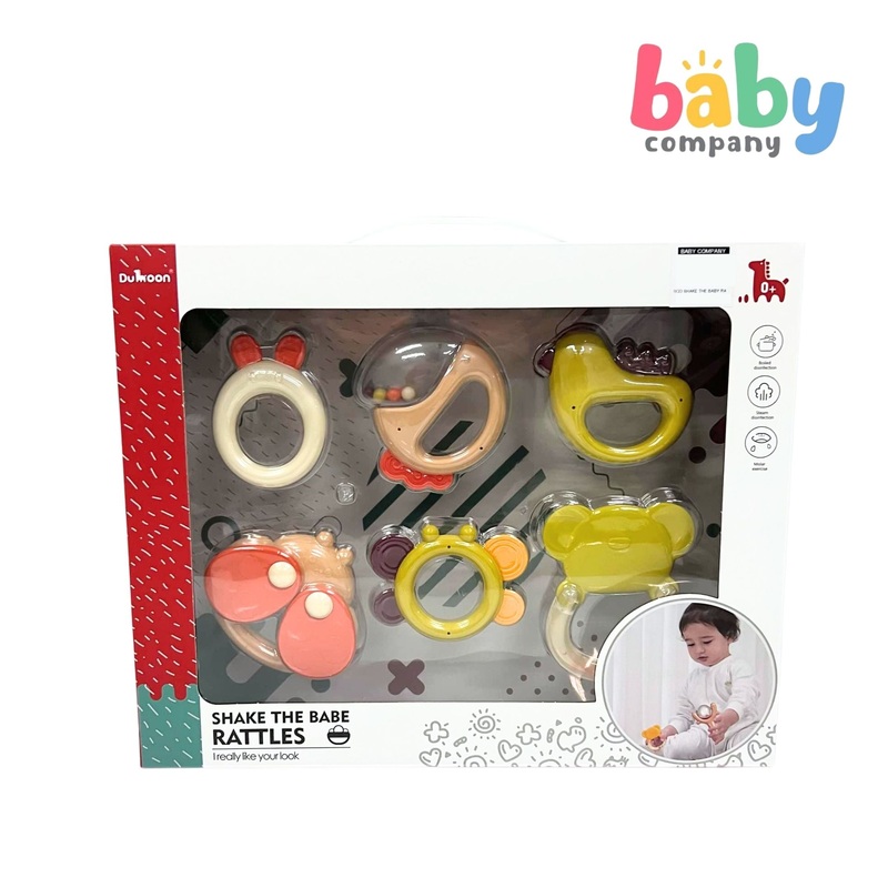 Dumoon Shake the Babe 6pcs Rattle Toys Design 1