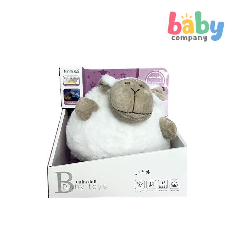 Funmuch 2 in 1 Baby Calming Doll Soothing Cuddle Toy – Sheep