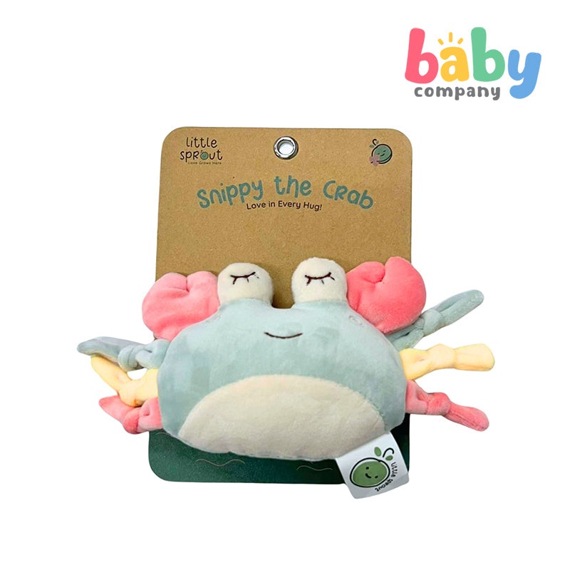 Little Sprout Plush Toy – Snippy the Crab