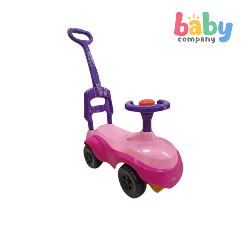 Wizkid Kiddie Ride-On with Handle – Pink