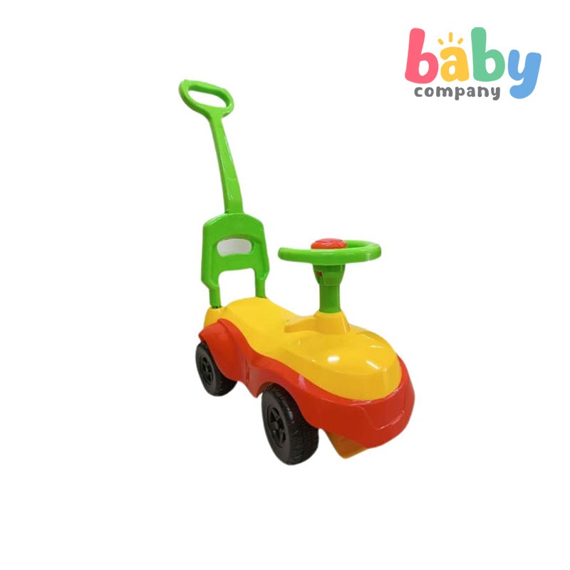 Wizkid Kiddie Ride-On with Handle – Yellow