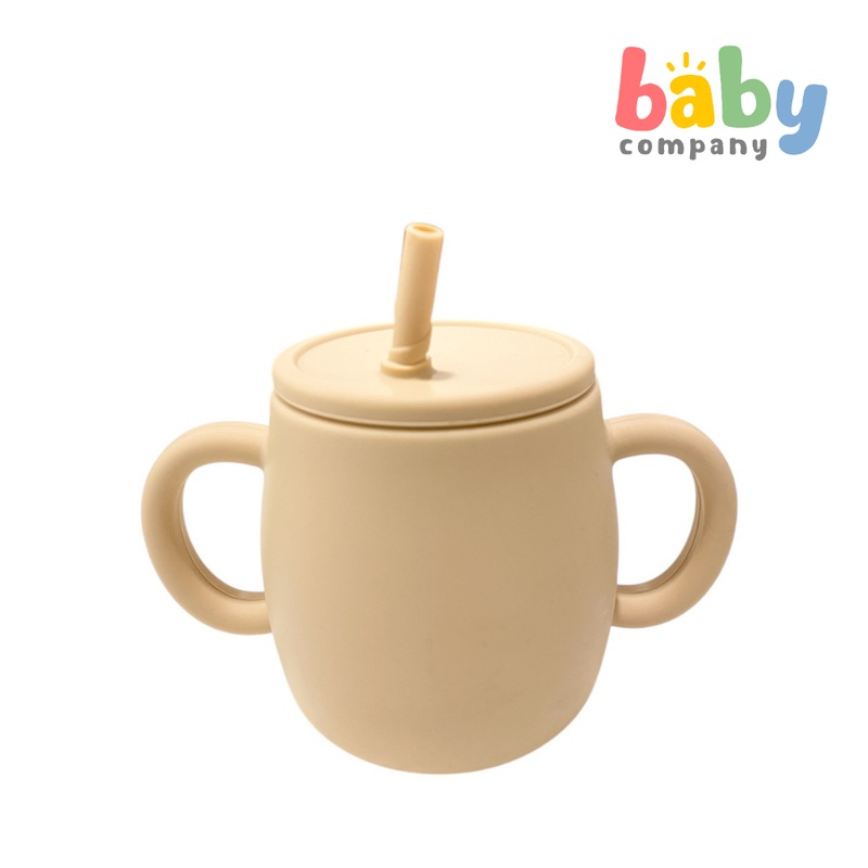 Peekaboo Baby Silicone Cup Bunny Salmon