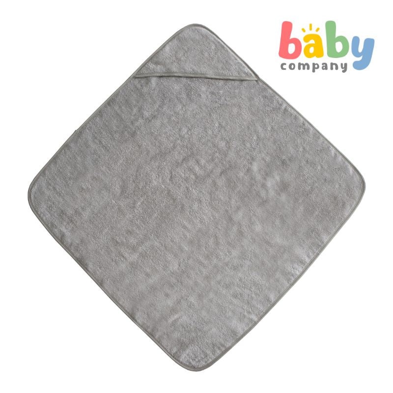 Mushie Hooded Towel – Gray