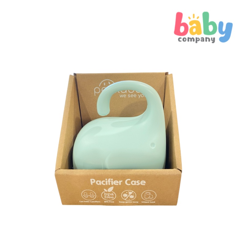 Peekabo Pacifier Case – Elephant, Green