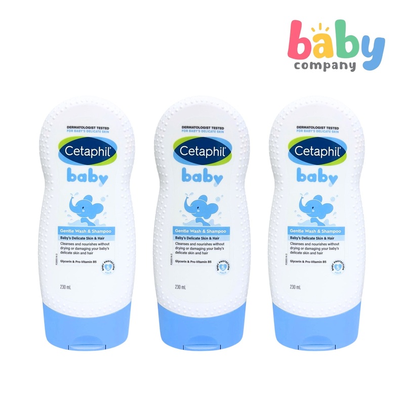 Cetaphil Baby Gentle Wash and Shampoo – 2+1 Pack – Save 455