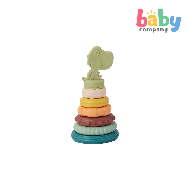 Playsmart Silicone Stacking Toy – Dino