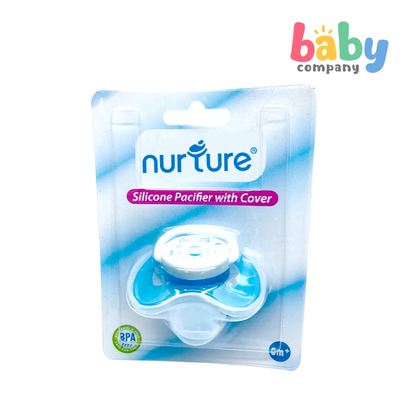 Nurture Orthodontic Silicone Pacifier with Cover Pink