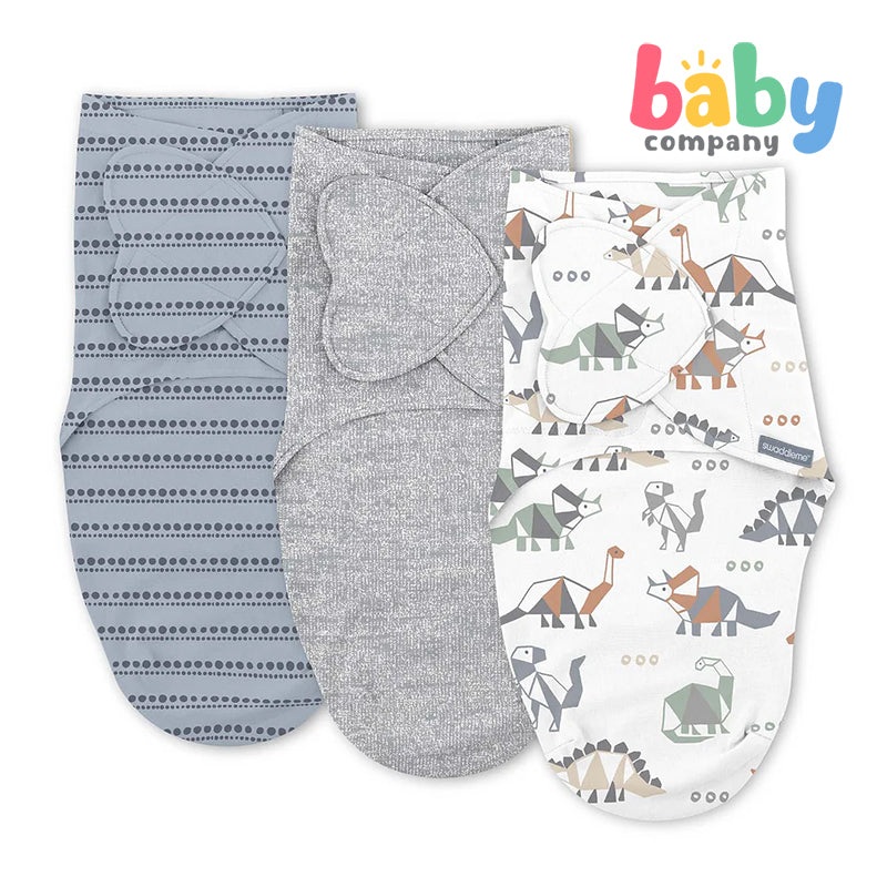 Swaddle Me Monogram Pack of 3 – Dino Mite