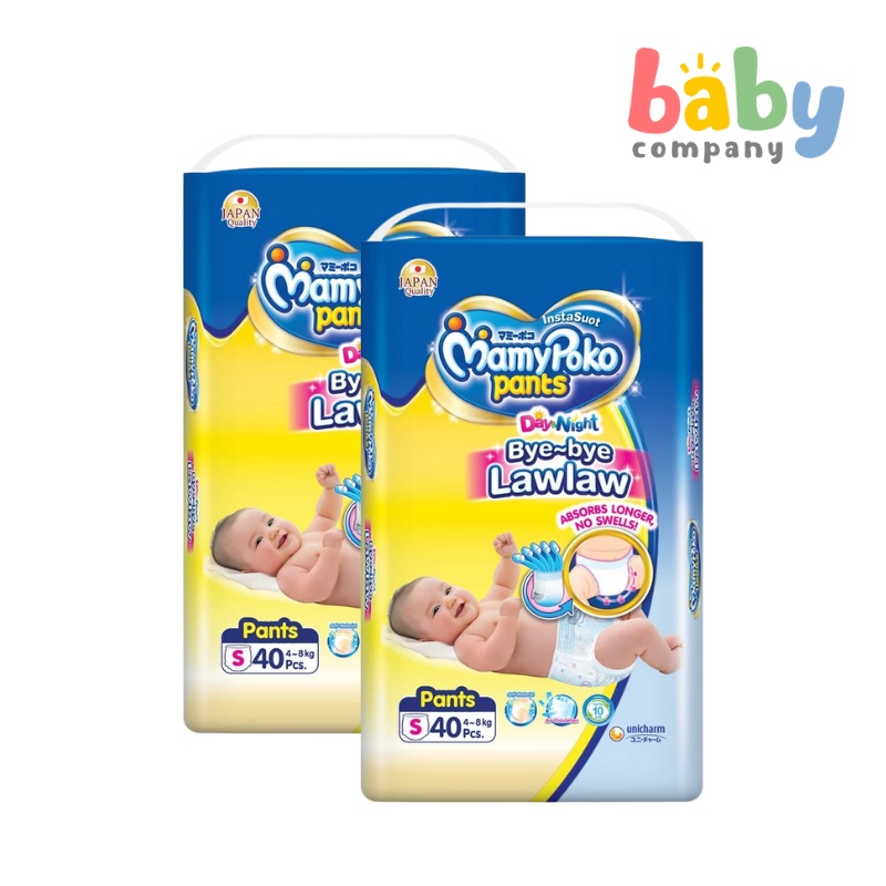 (Buy 1, Take 1) MamyPoko Instasuot Pants Diaper – Small, 80 Pads