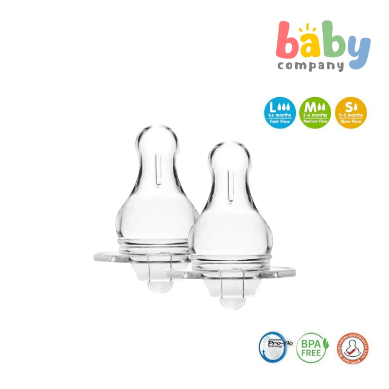 Pur Baby Advance Proflo Nipple, Pack of 2 – Large