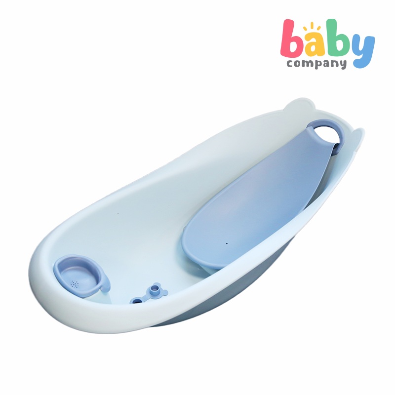 Baby Company Baby Bath Tub with Bath Support – Blue
