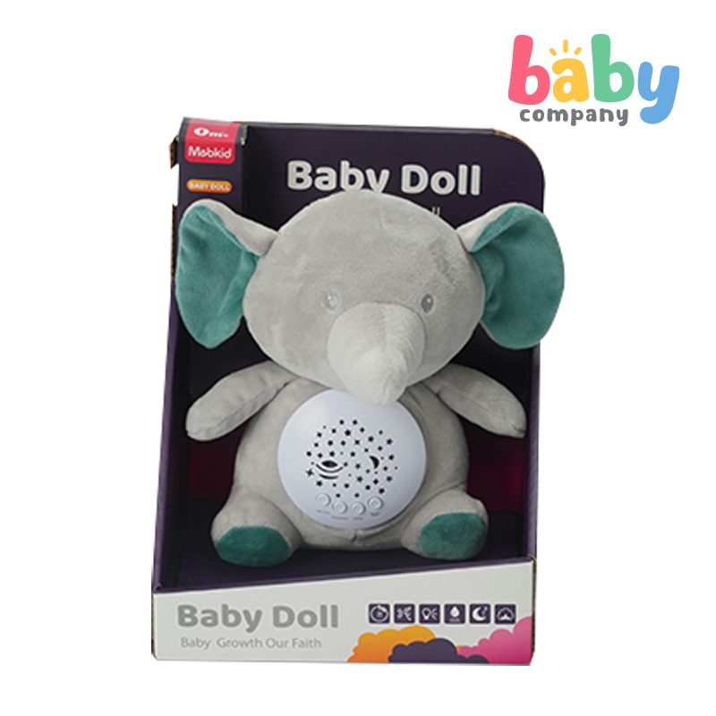 Baby Company Baby Plush Comfort Projector Plush – Elephant