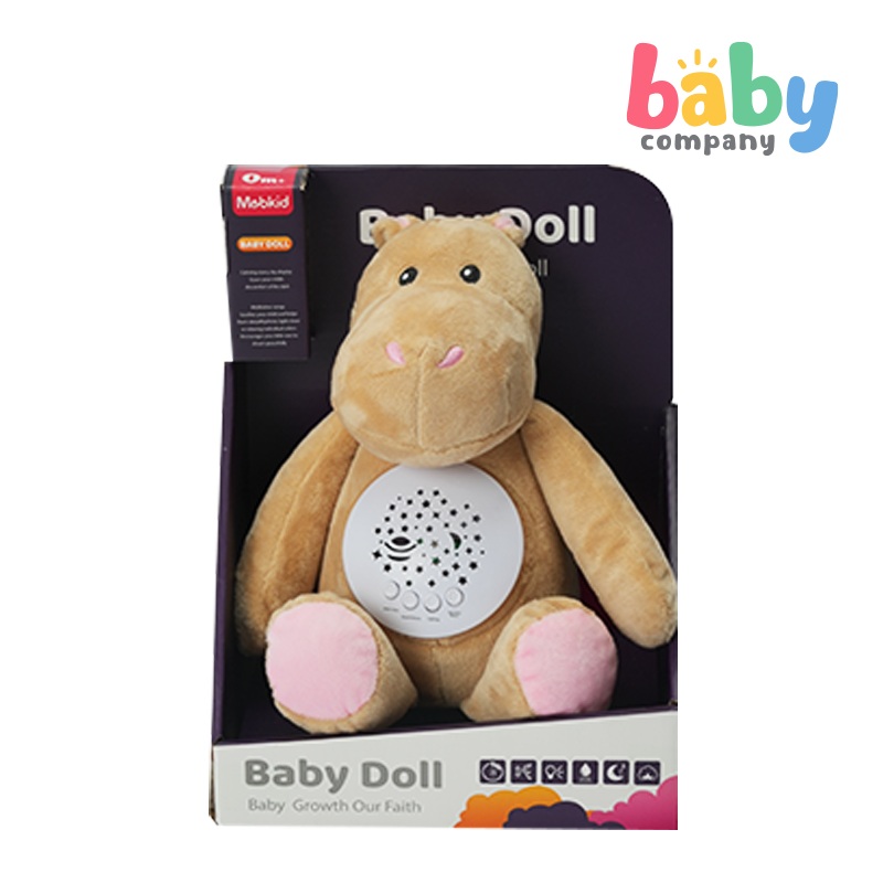 Baby Company Baby Plush Comfort Projector Plush – Hippo