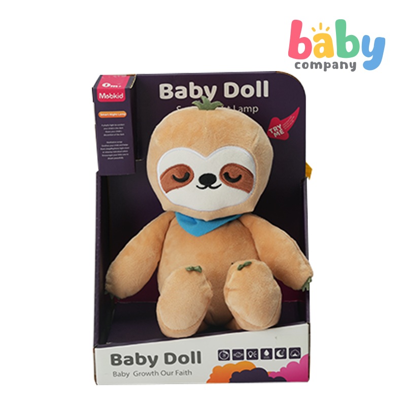 Baby Company Smart Baby Plush Soothes Night Light – Sloth